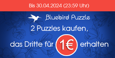 Bluebird Puzzle - 2 kaufen, das Dritte für 1€