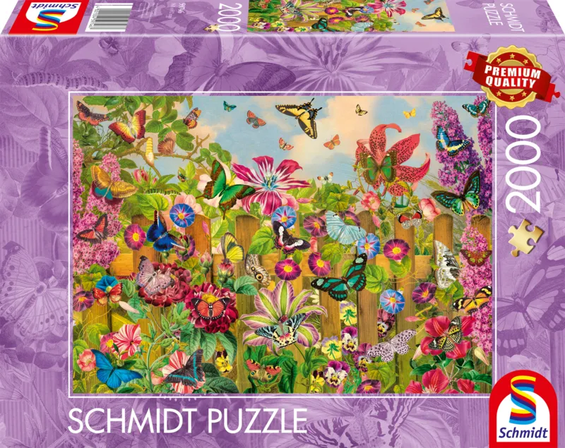 Wunderschöner Schmetterlingsgarten
