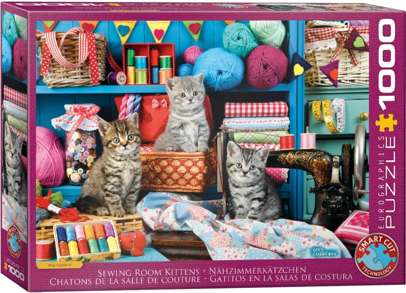 Katzen im Nähzimmer