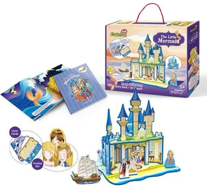 3D Puzzle - The Little Mermaid - Schwierigkeit: 2/8