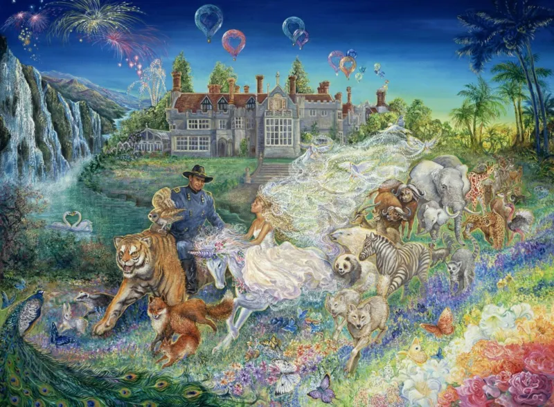 Josephine Wall - Fantasy Wedding