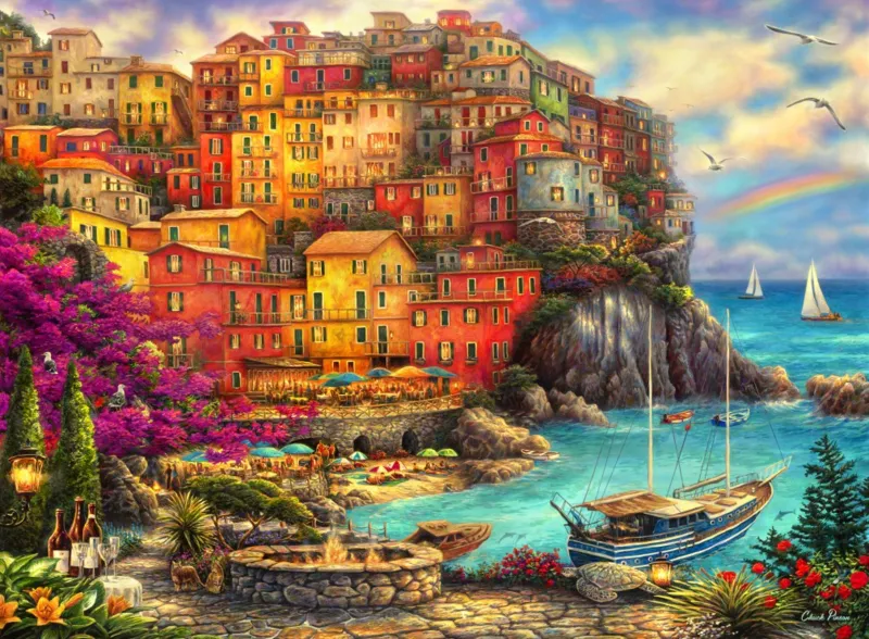 Chuck Pinson - A Beautiful Day at Cinque Terre