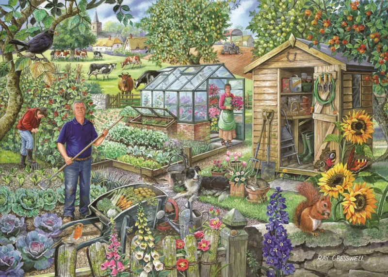 At The Allotment