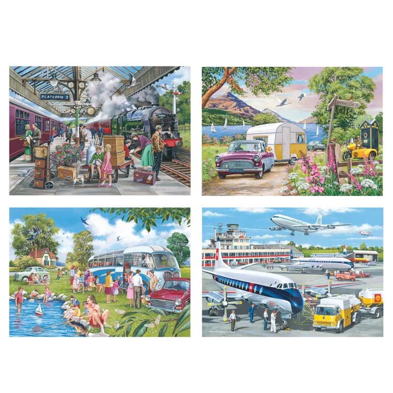 4 Puzzles - Auf Reise