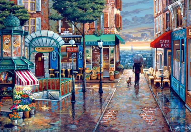 Rainy Day Stroll