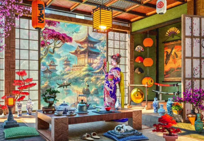 Japanischer Teesalon