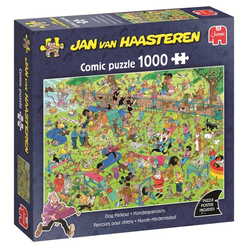 Jan van Haasteren - Hunde-Hindernislauf