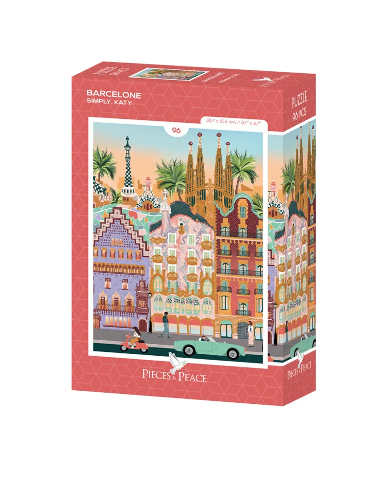 Mini Puzzle - Barcelone