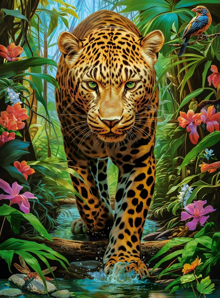 Leopard in der Wildnis