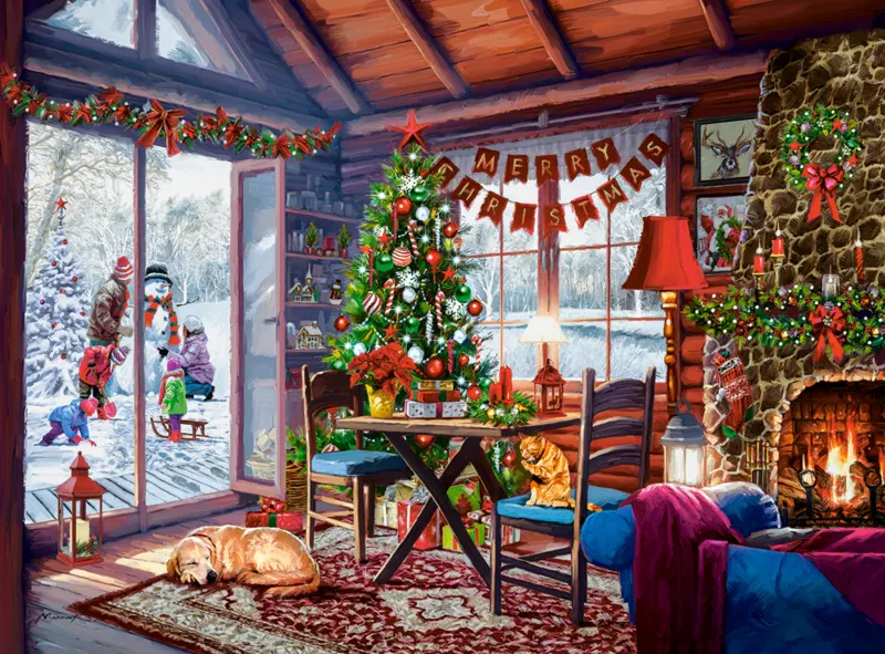 Weihnachtshäuschen - Castorland