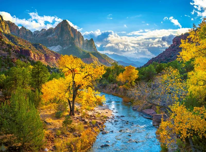 Zion Nationalpark im Herbst, USA