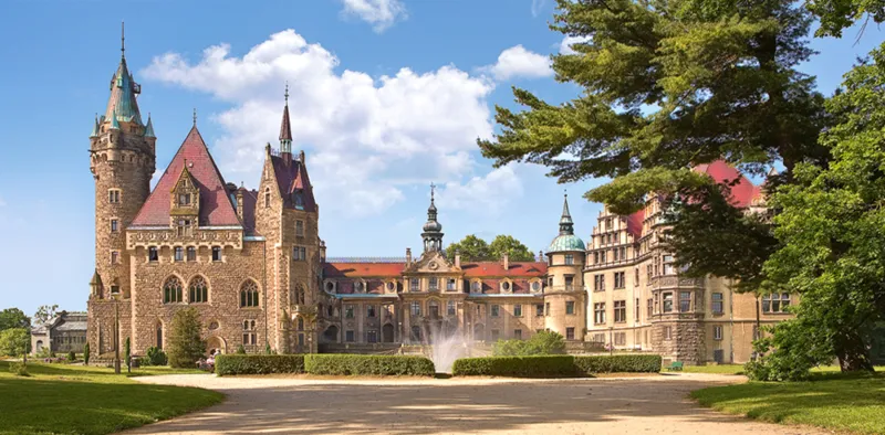 Schloss Moschen, Krakau, Polen