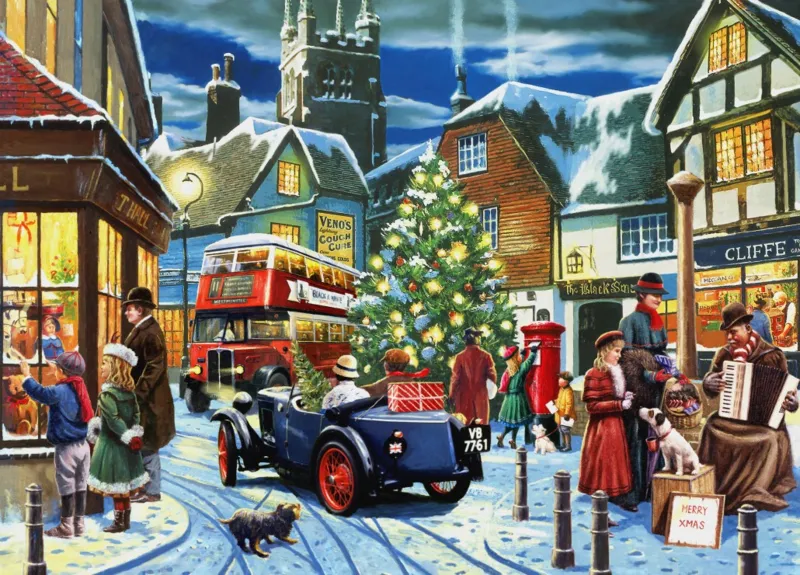 Weihnachtliche Straßen