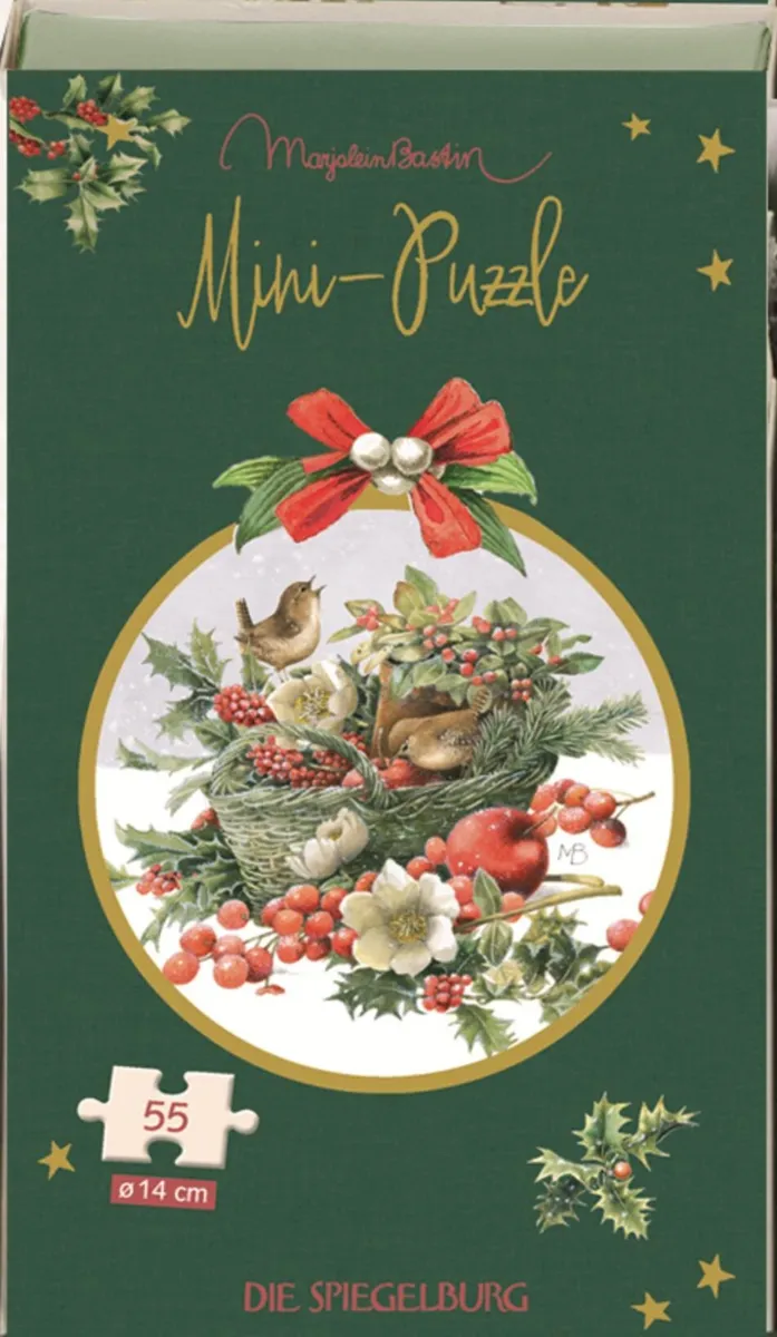 Mini-Puzzle - Winterwald - Der Korb