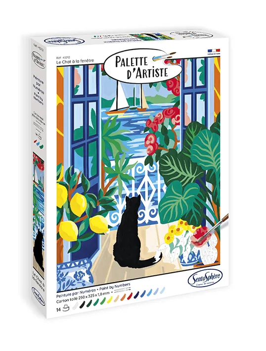 Palette D'Artiste - Die Katze Am Fenster