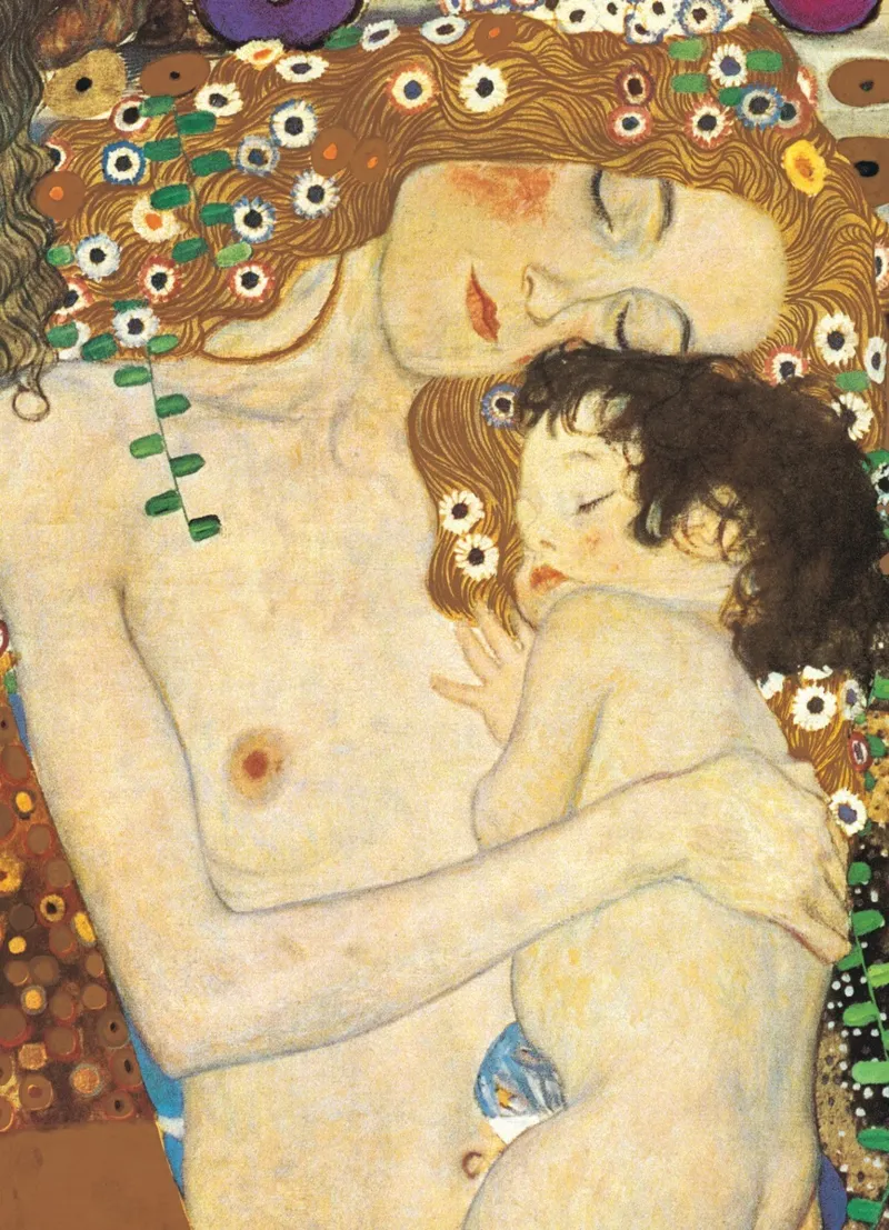 Gustav Klimt: Die drei Lebensalter (Detail)