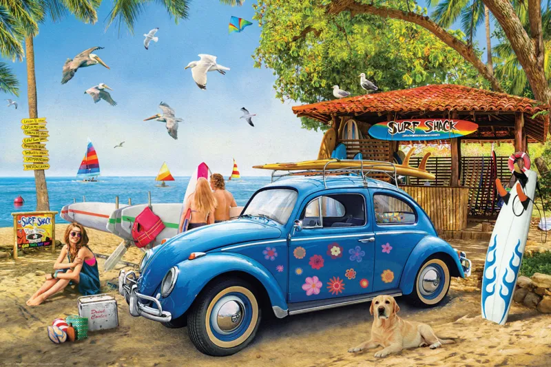 VW Beetle Surf Shack