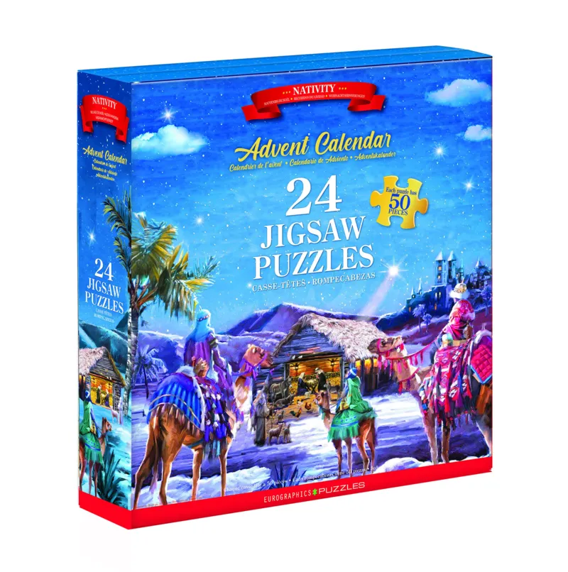 Adventskalender - Weihnachtskrippe - 24 Puzzles