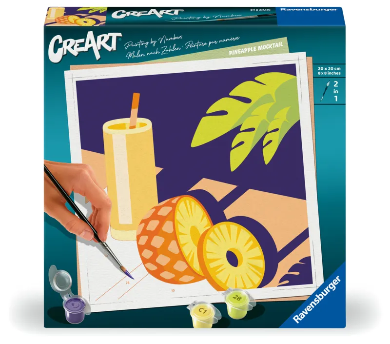 Malen nach Zahlen - CreArt - Mocktail Ananas
