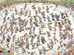 Jan van Haasteren - Skateboarden In Der Bowl