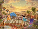 Disney - Jasmine - Tanz in der Wüste bei Sonnenuntergang