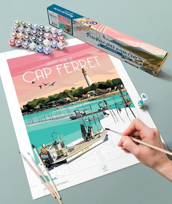 Malen Nach Zahlen - Cap Ferret