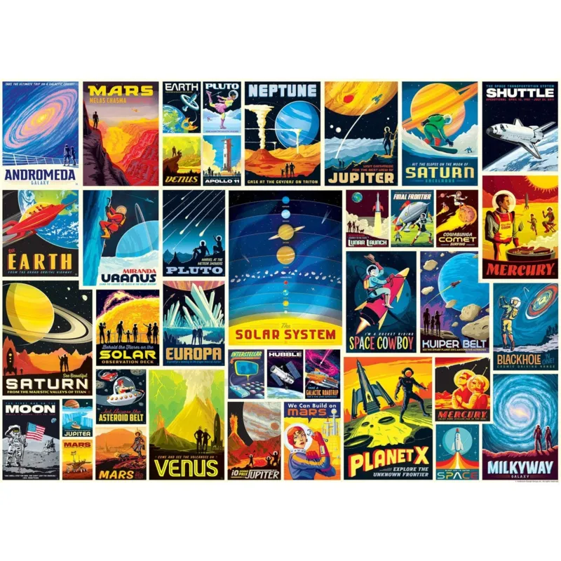 Vintage Poster - Raumfahrt