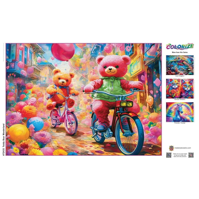 Colorize - Teddies im Wunderland