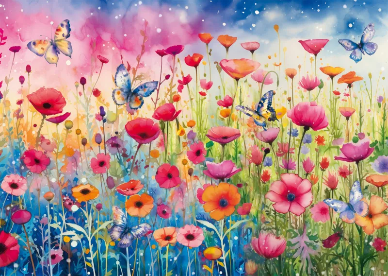 Mohnblumenwiese