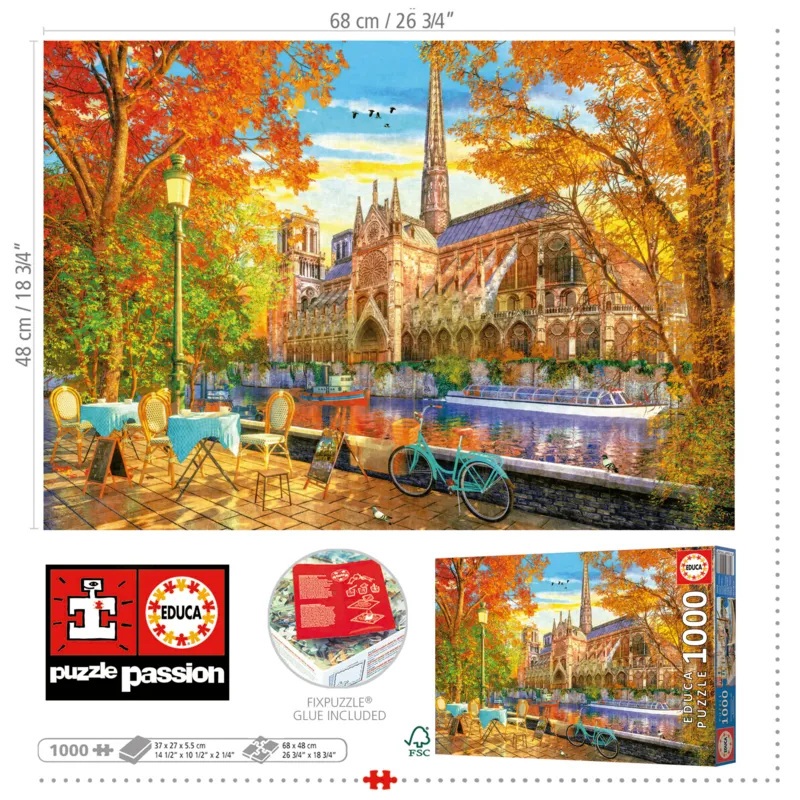 Notre Dame In Autumn