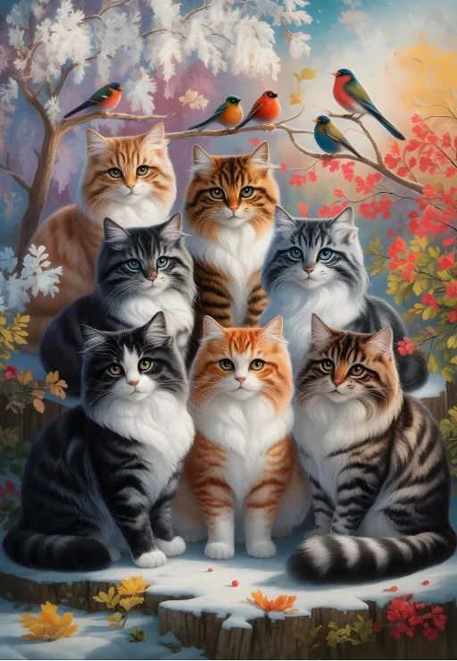 Winter der Katzen