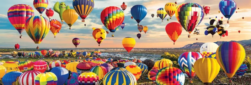 Panorama Puzzle - Ballonstart