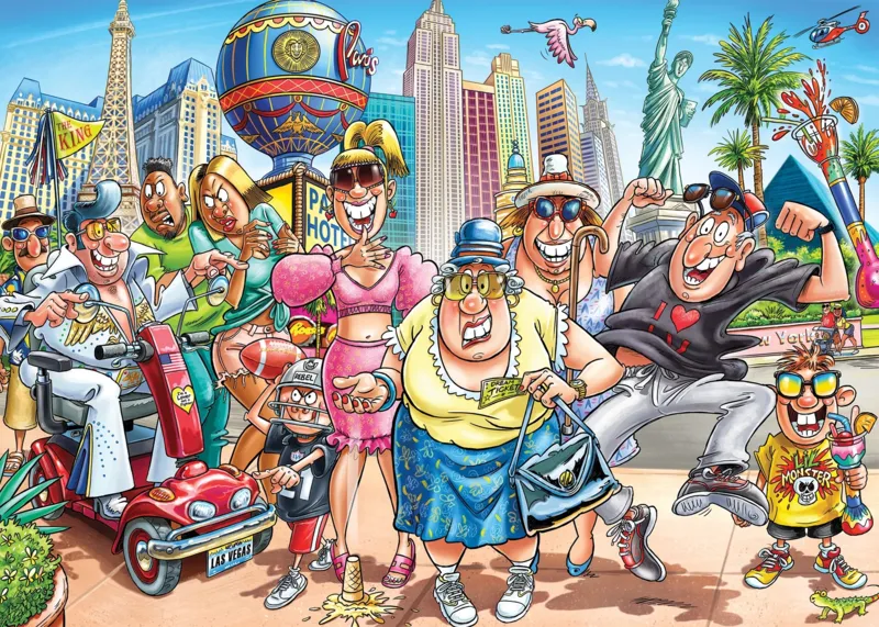Wasgij Original 48 - Was in Vegas passiert!