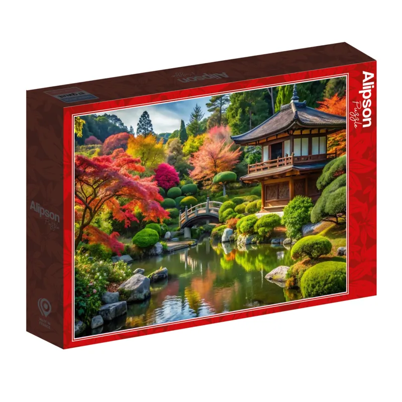Schöner japanischer Garten