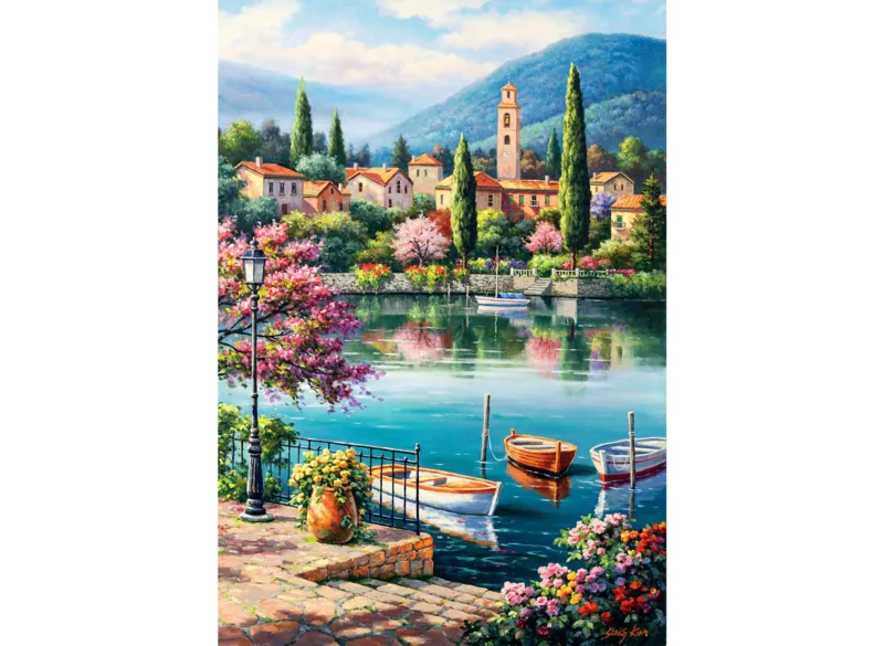Village Lake Afternoon