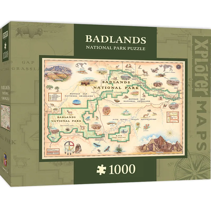 Badlands Map