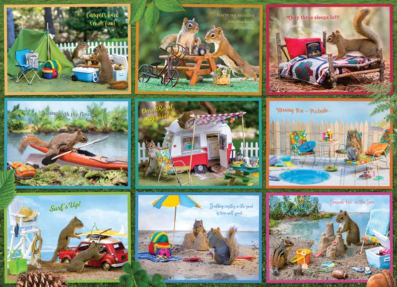 Eichhörnchen im Urlaub