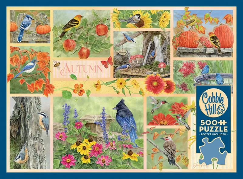 Garten Vögel im Herbst
