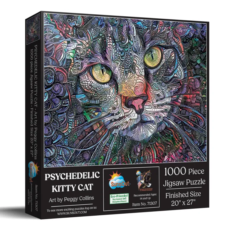Psychedelische Katze