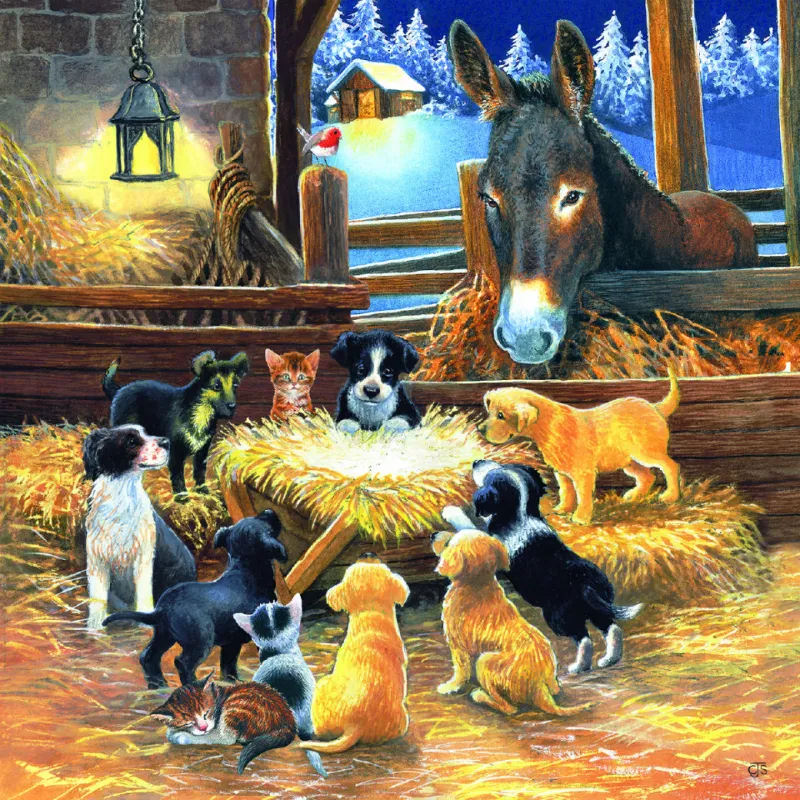XXL Teile - Barnyard Nativity