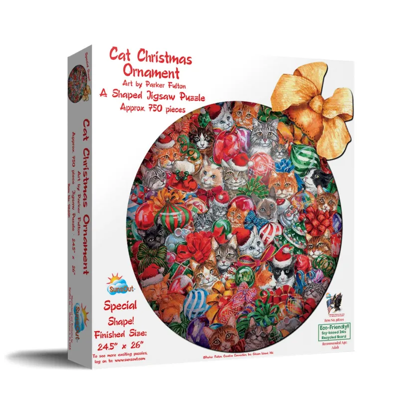 Cat Christmas Ornament