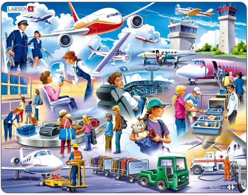 Rahmenpuzzle - Flughafen