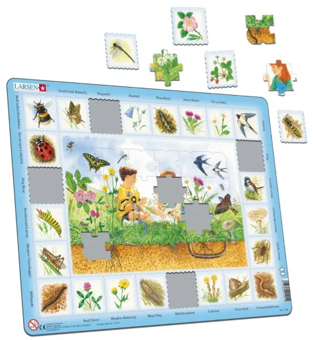 Rahmenpuzzle - In der Natur (auf Russisch)