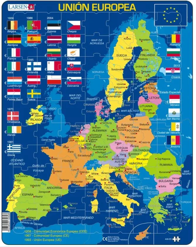 Rahmenpuzzle - European Union (Spanish)