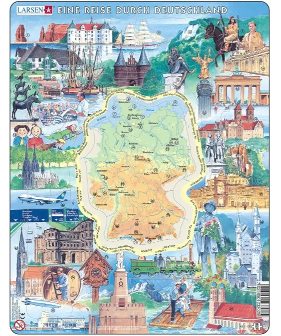 Rahmenpuzzle - Eine Reise durch Deutschland