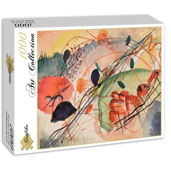 Wassily Kandinsky: Aquarell 6, Kunstdrucke auf japanpapier