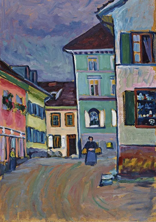 Wassily Kandinsky: Murnau, Top of the Johannisstrasse, 1908