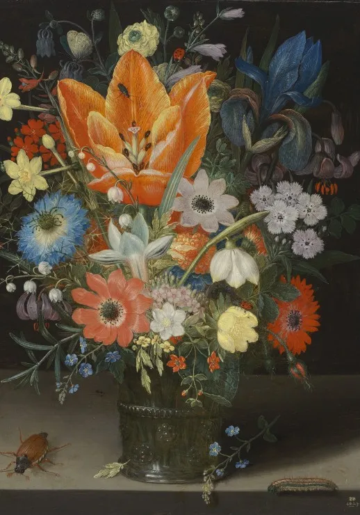 Peter Binoit: Still Life with Iris, 1623