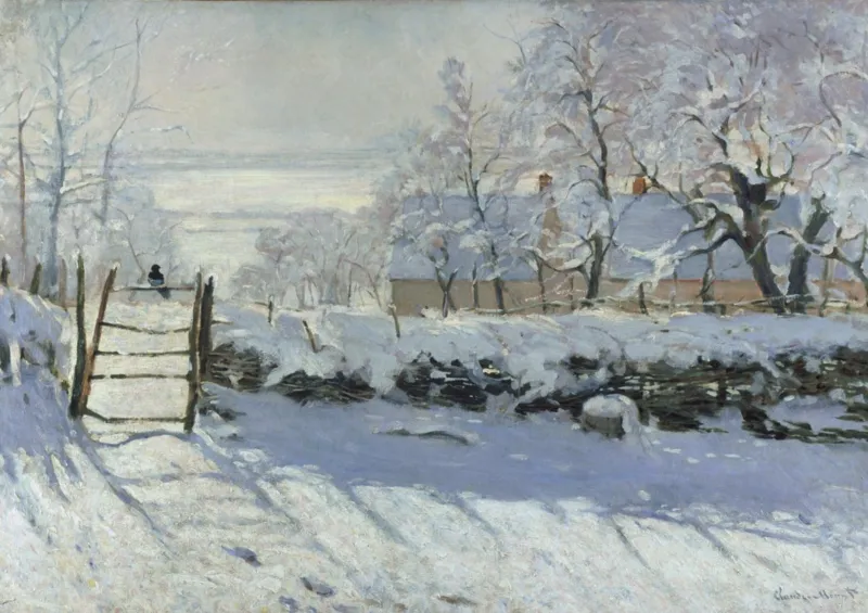 Claude Monet - Die Elster, 1868-1869