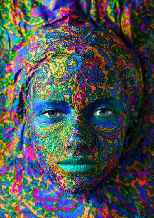 Face Art:  Portrait einer Frau
